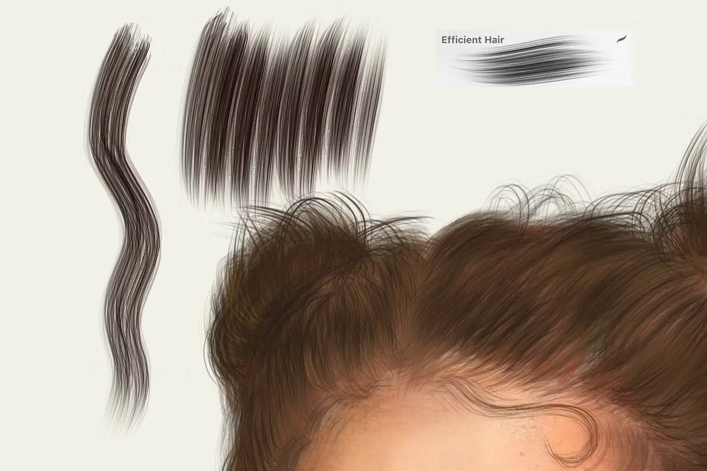 19 Procreate Realistic Portrait Brushes Handsign.Studio