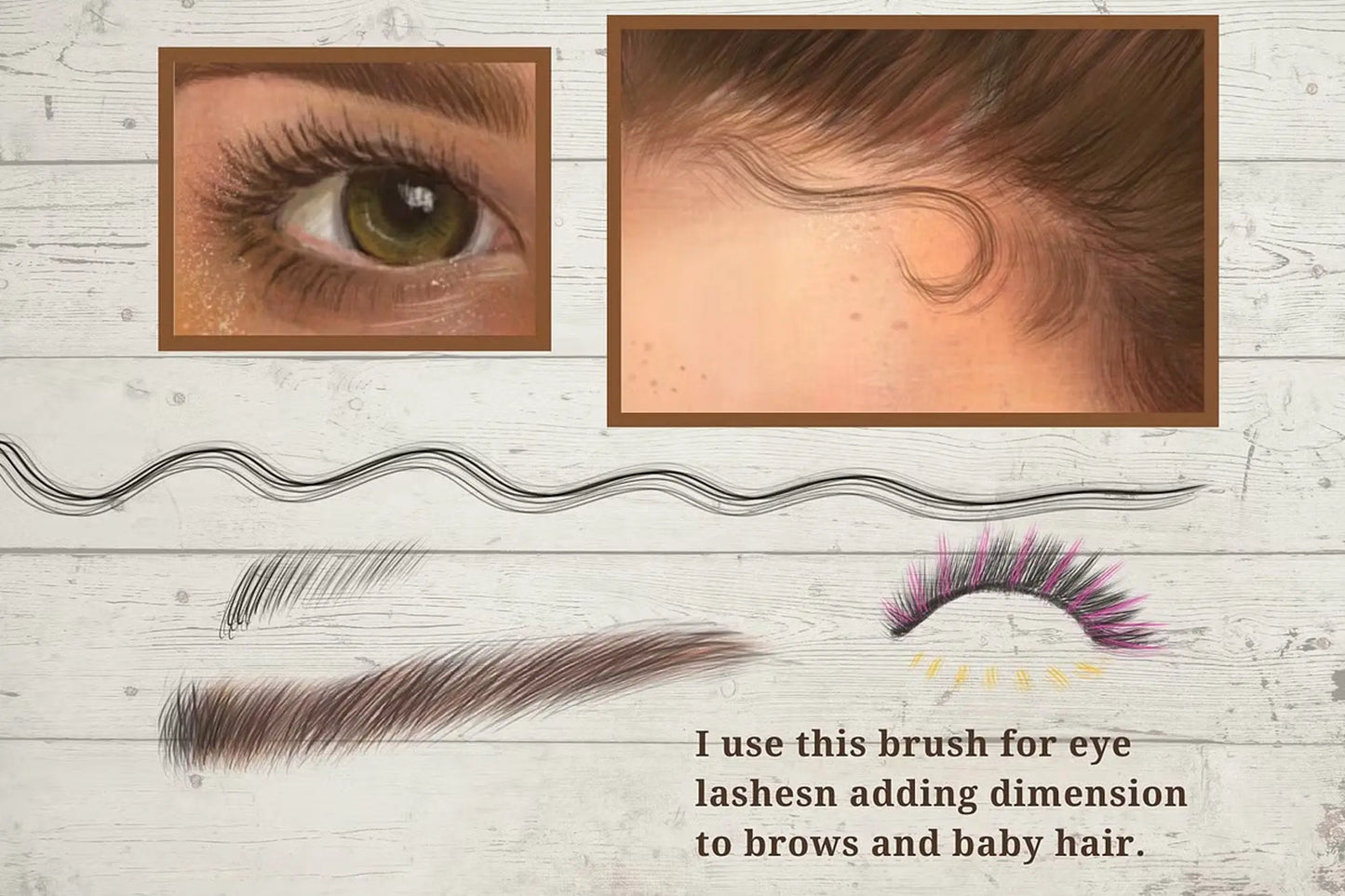 19 Procreate Realistic Portrait Brushes Handsign.Studio