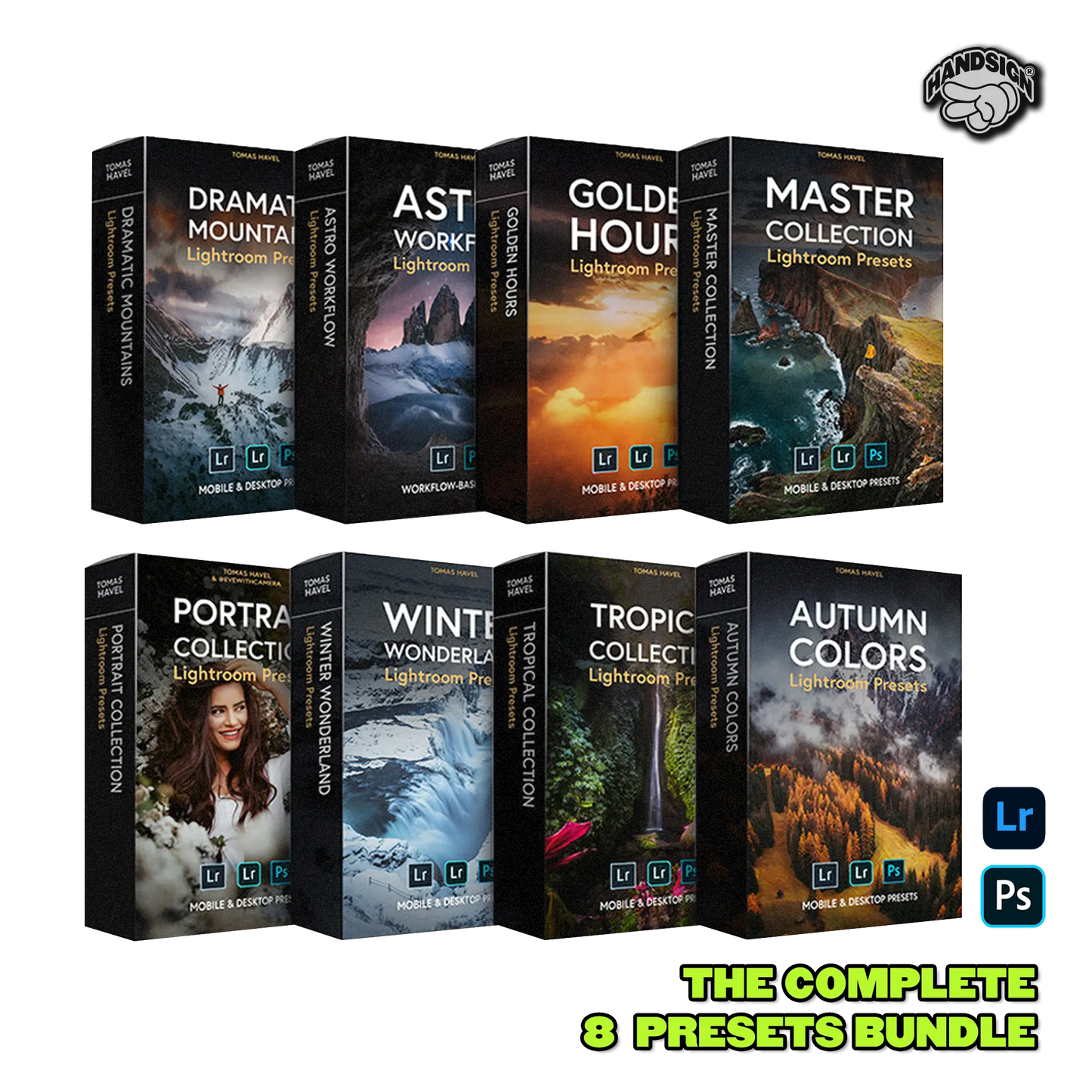 The Complete 8 Presets Bundle Handsign.Studio