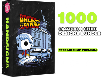 1000 Cartoon Chibi Designs Bundle Part 02