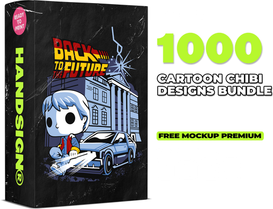 1000 Cartoon Chibi Designs Bundle Part 02