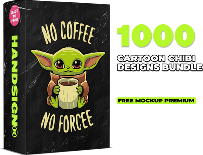 1000 Cartoon Chibi Designs Bundle Part 03