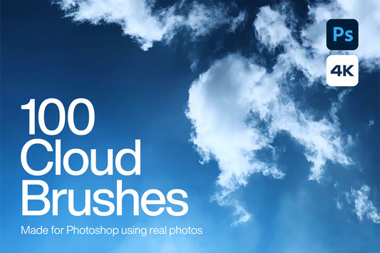 100 Cloud Photoshop Brushes