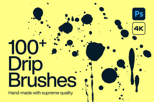 100+ Drip Photoshop Brushes