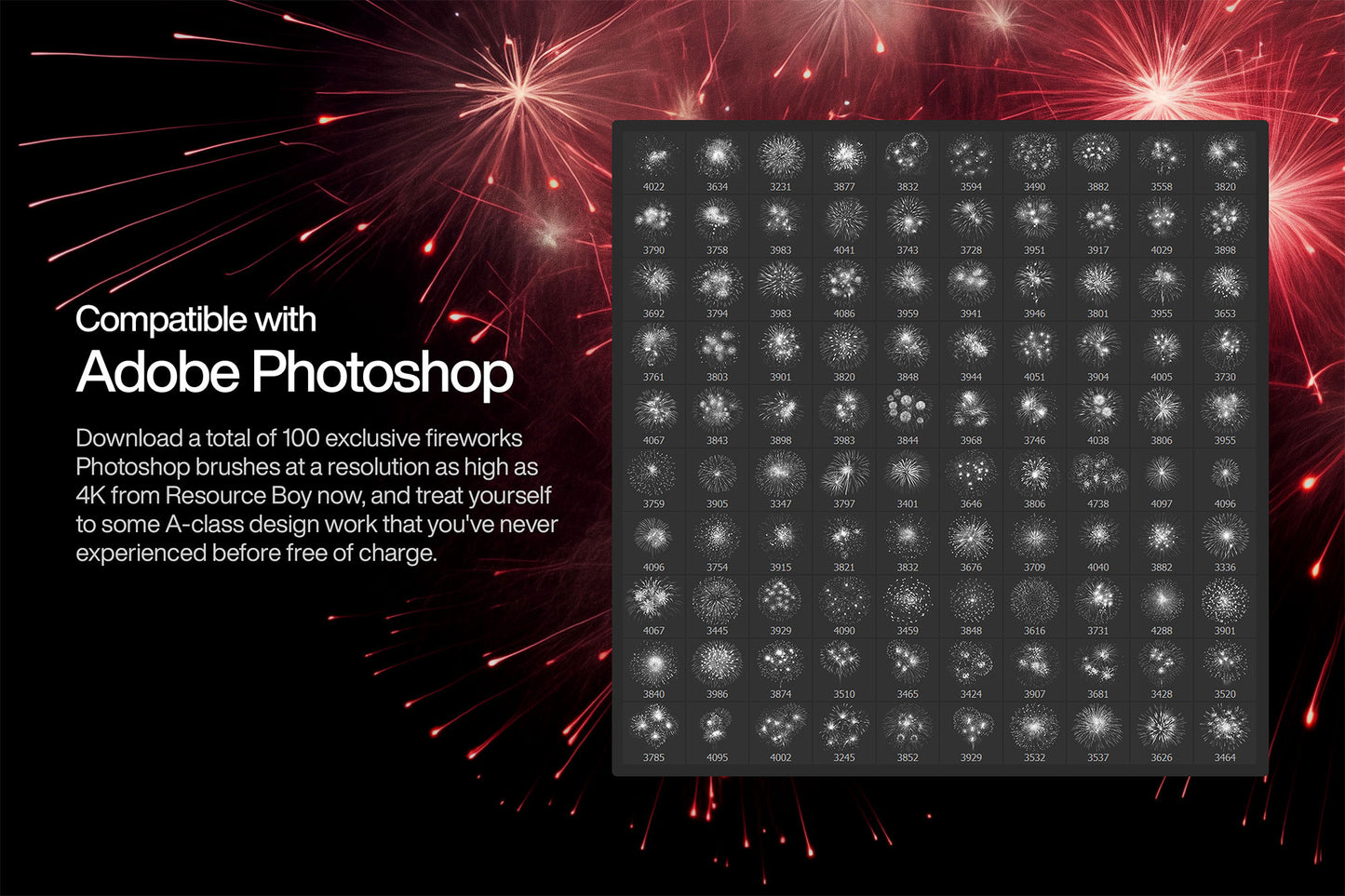 100+ Fireworks Photoshop Brushes