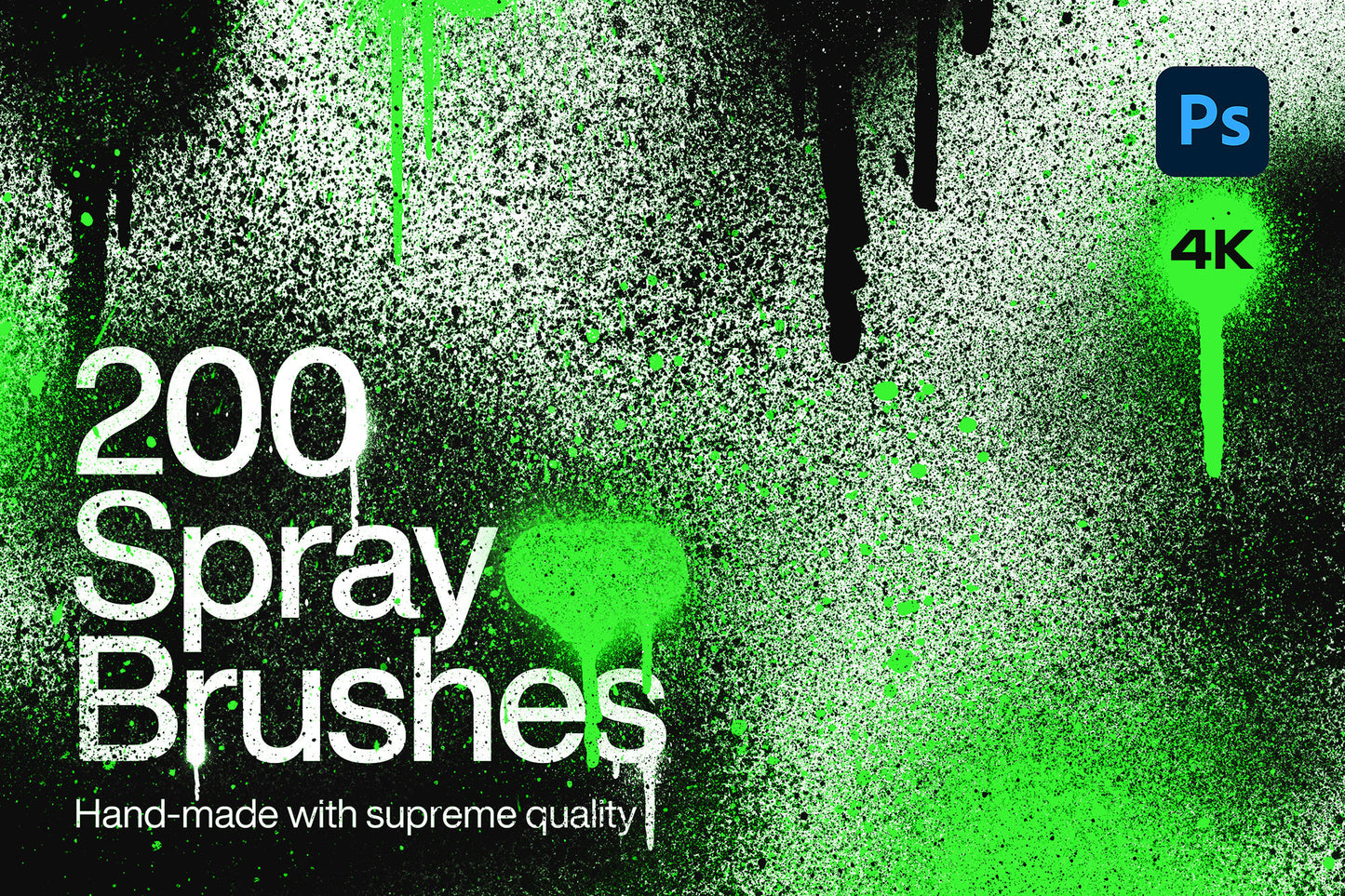 200 Spray Paint Photoshop Brushes