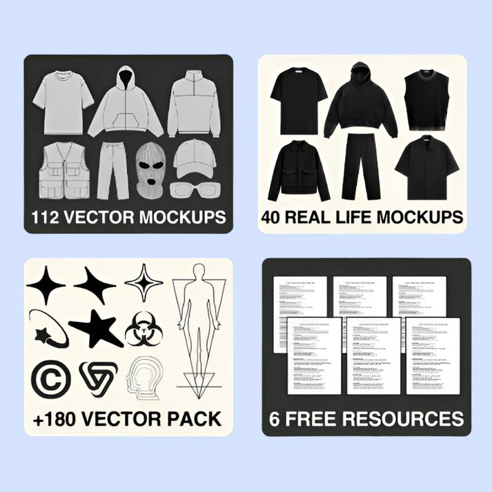 235 Vector Mega Bundle Mockups Pack