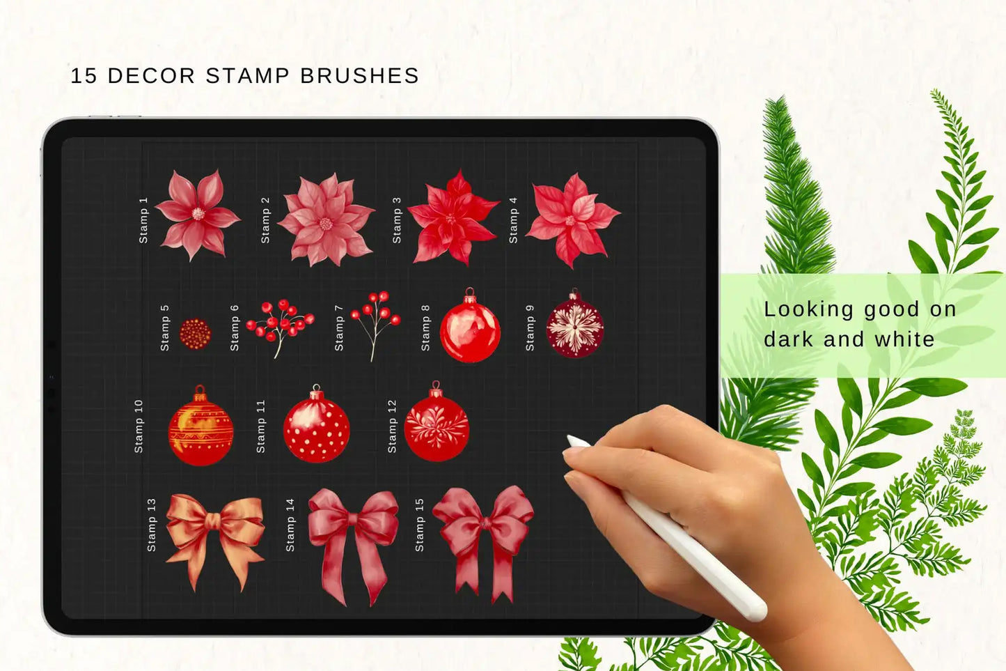 58 Christmas Procreate Brush Sets