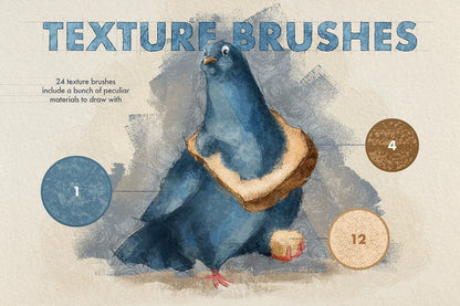 60 Artista Photoshop Brushes