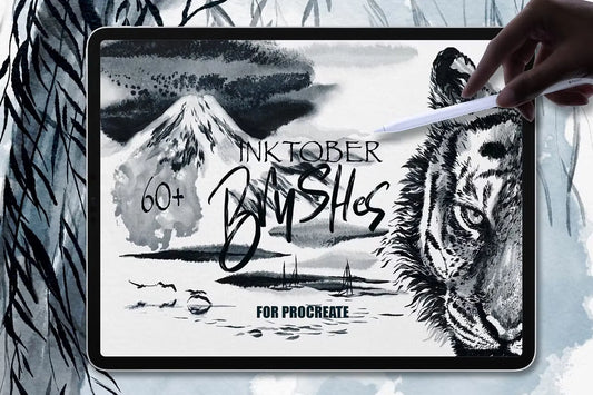 Inktober Brush Pack for Procreate Handsign.Studio