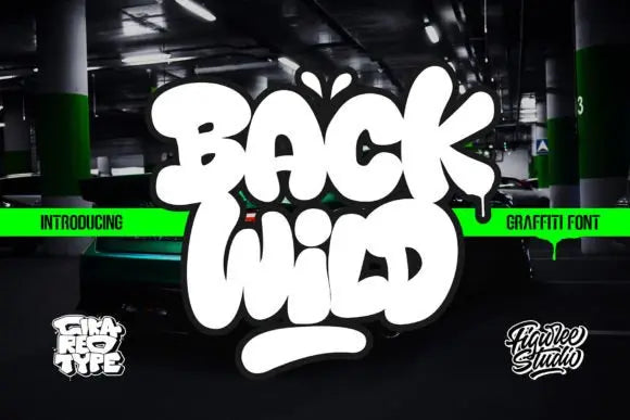 Back Wild Font Handsign.Studio