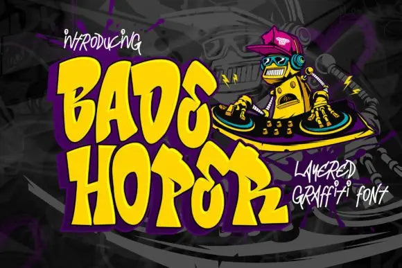 Bade Hoper Font Handsign.Studio