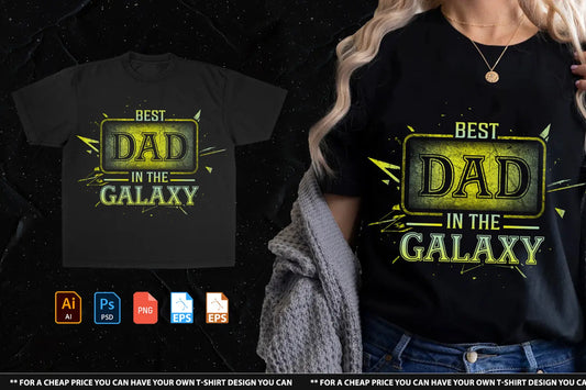 Best Dad In The Galaxy Handsign.Studio