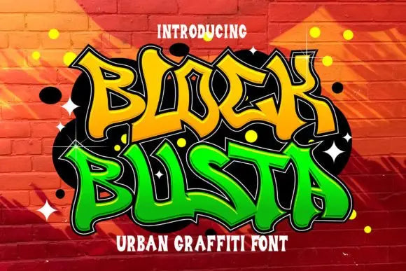 Block Busta Font Handsign.Studio
