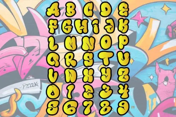 Boy Graffiti Font Handsign.Studio