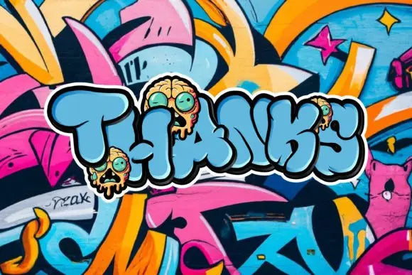Boy Graffiti Font Handsign.Studio