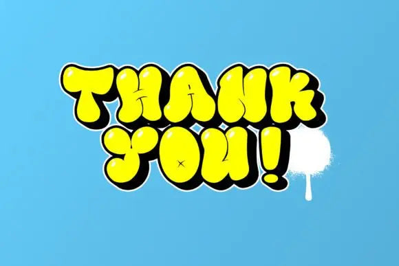 Bubble Block Font Handsign.Studio