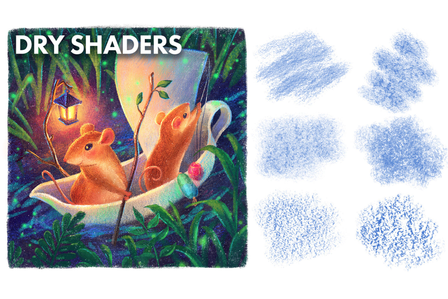 Children's Illustration Brushes for Photoshop and Procreate