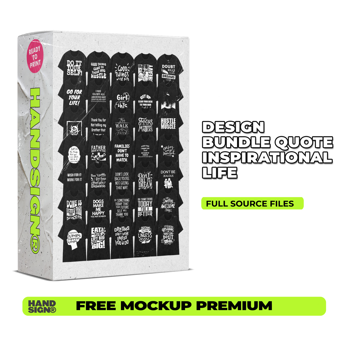 FREE 200 Design Bundle Quote  Inspirational Life