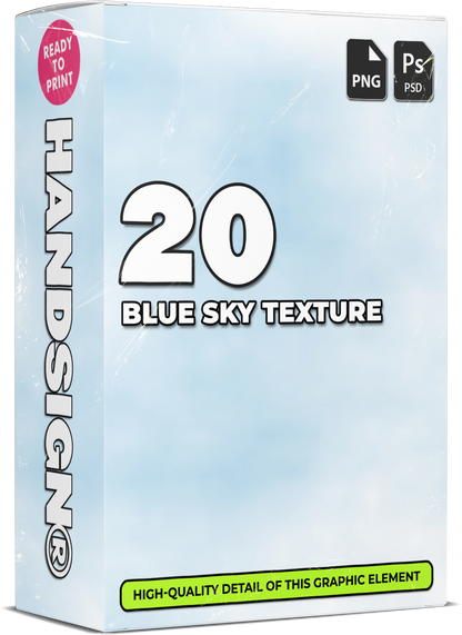 20 Blue Sky Texture Designs