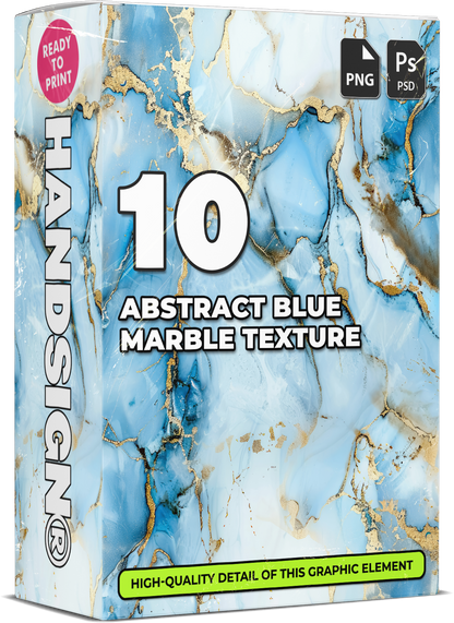 10 Abstract Blue Marble Texture Designs