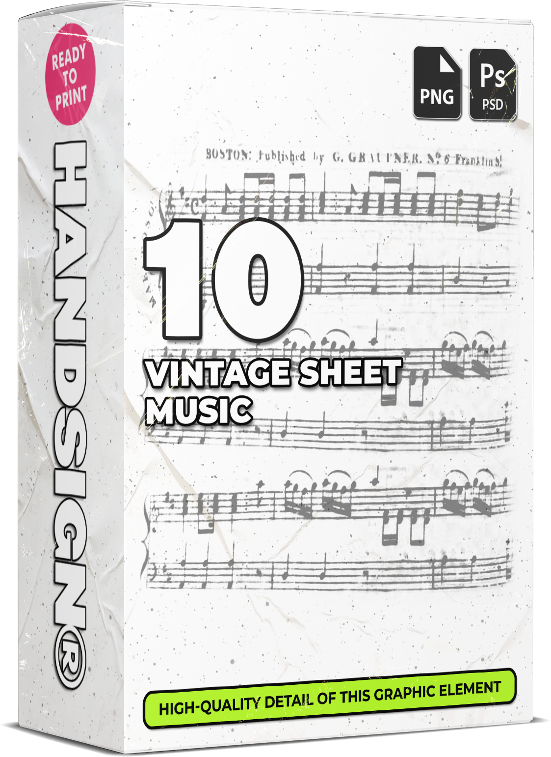 10 Vintage Sheet Music Designs