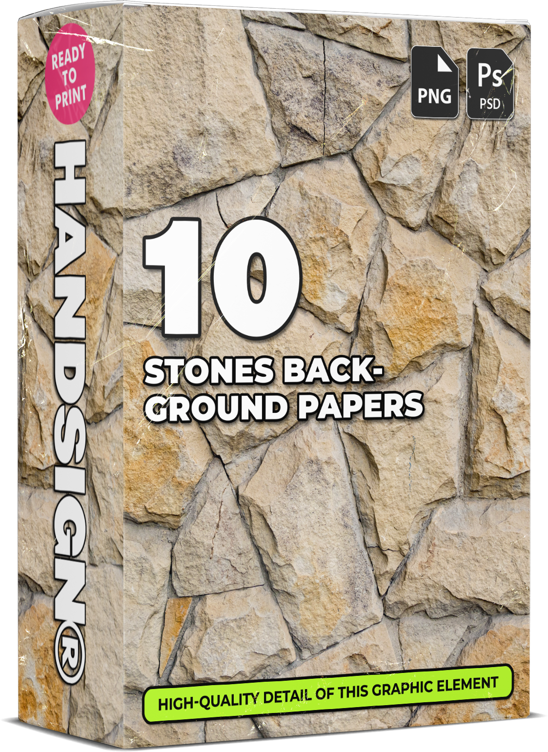 10 Stones Background Paper Designs