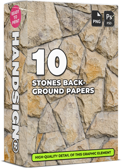 10 Stones Background Paper Designs