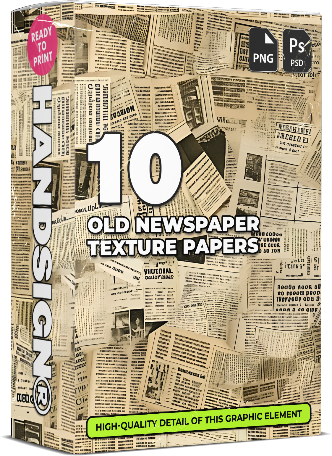 10 Old Newspaper Texture Paper Designs