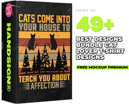 49 Designs Bundle Cat Lover PART 02