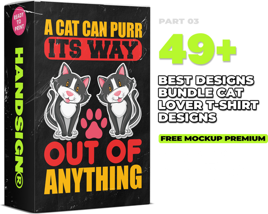 49 Designs Bundle Cat Lover PART 03