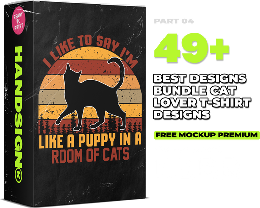 49 Designs Bundle Cat Lover PART 04