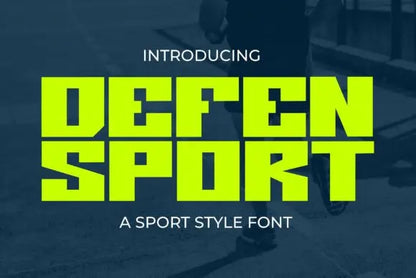 Defen Sport Font Handsign.Studio