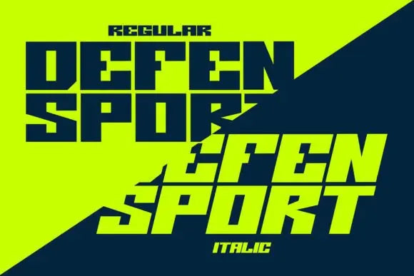 Defen Sport Font Handsign.Studio