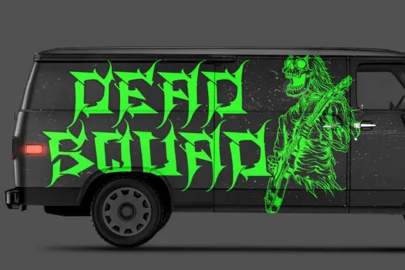 Demon Beast Font Handsign.Studio