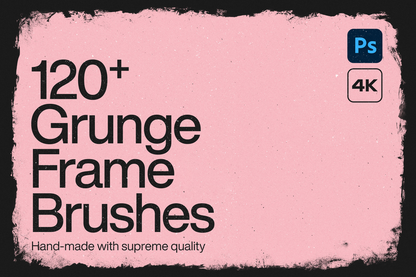 120+ Grunge Frame Photoshop Brushes