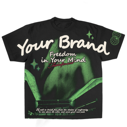 Freedom In Your Mind Editable T-Shirt Designs