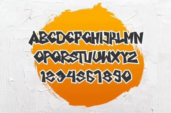 Gear Four Font Handsign.Studio