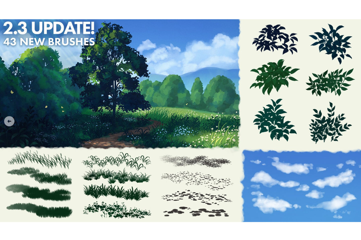 Ghibli Inspired Brushes for Photoshop and Procreate