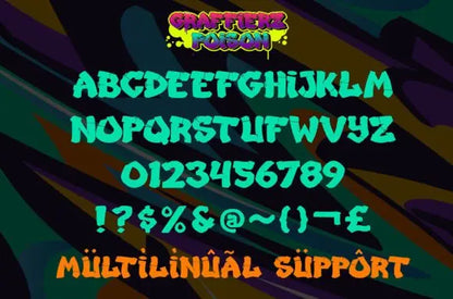 Graffierz Poison Font Handsign.Studio