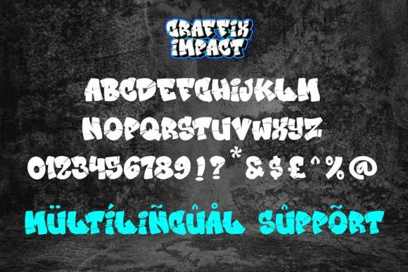 Graffix Impact Font Handsign.Studio