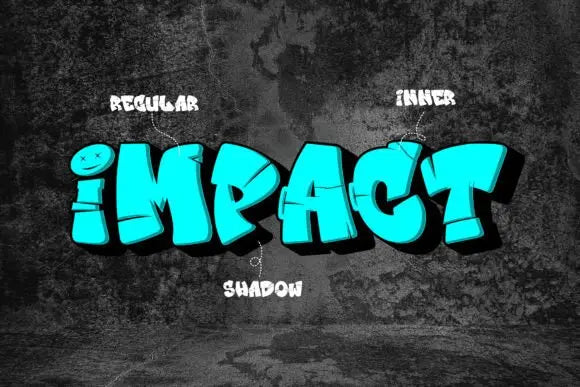 Graffix Impact Font Handsign.Studio