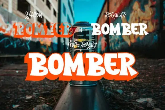Heart Bomber Font Handsign.Studio