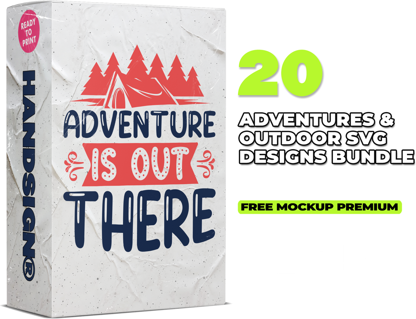 20 Adventures and Outdoors SVG Designs Bundle