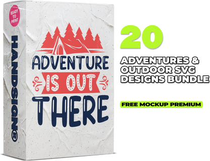 20 Adventures and Outdoors SVG Designs Bundle