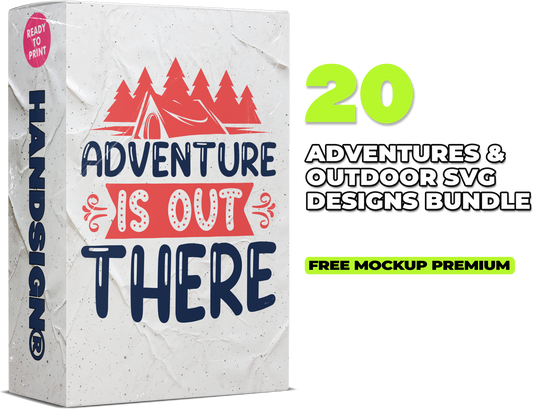 20 Adventures and Outdoors SVG Designs Bundle