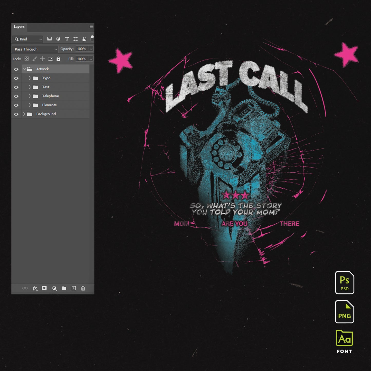 Last Call Design Editable