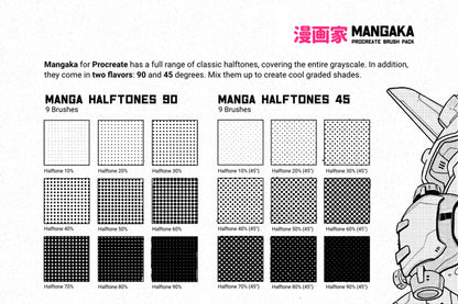 MANGAKA PROCREATE ILLUSTRATION KIT