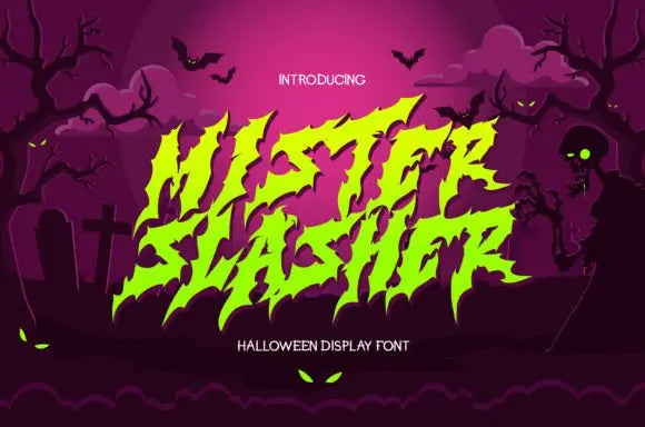 Mister Slasher Font Handsign.Studio