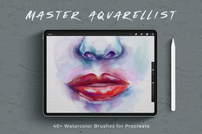 40+ Master Procreate Watercolor Brushes